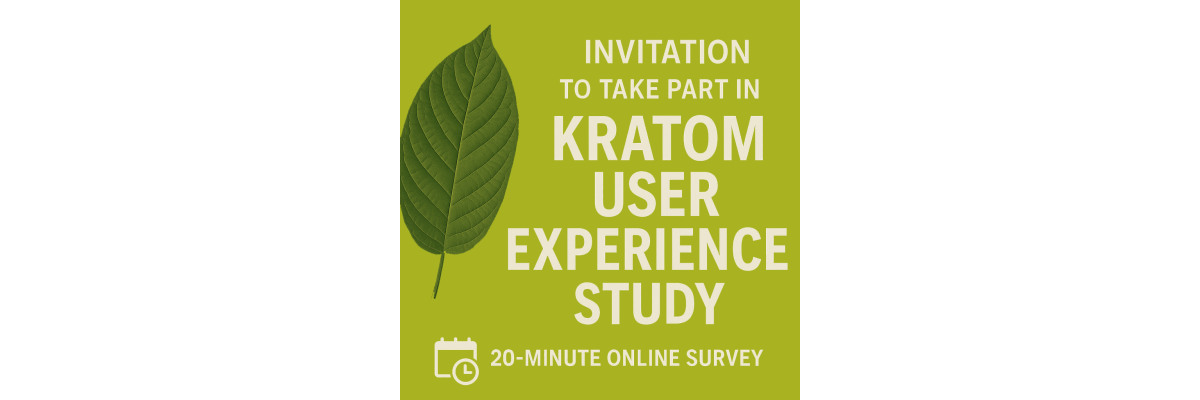 📢 Grootste kratom-gebruikersstudie ooit – doe mee! - 📢 Grootste kratom-gebruikersstudie ooit – doe mee!